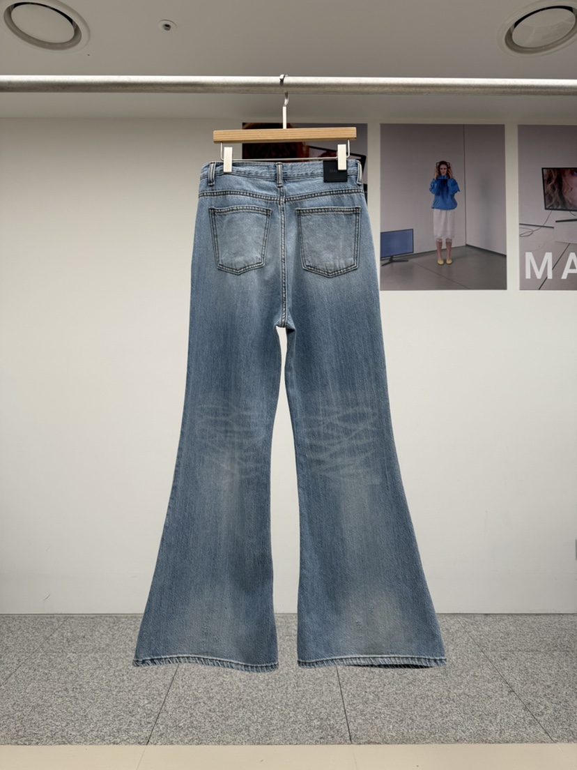 MADE-P韓國東大門代購女裝新品熱賣職業休閑人氣推薦牛仔褲MADE-P牛仔褲