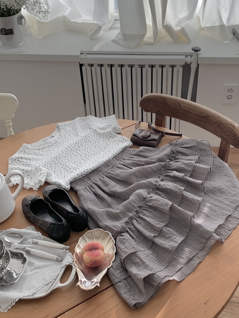 BEFORE SUNRISE韓國直郵實拍女裝新款推薦26春夏半身裙中短裙BEFORE SUNRISE半身裙/中短裙