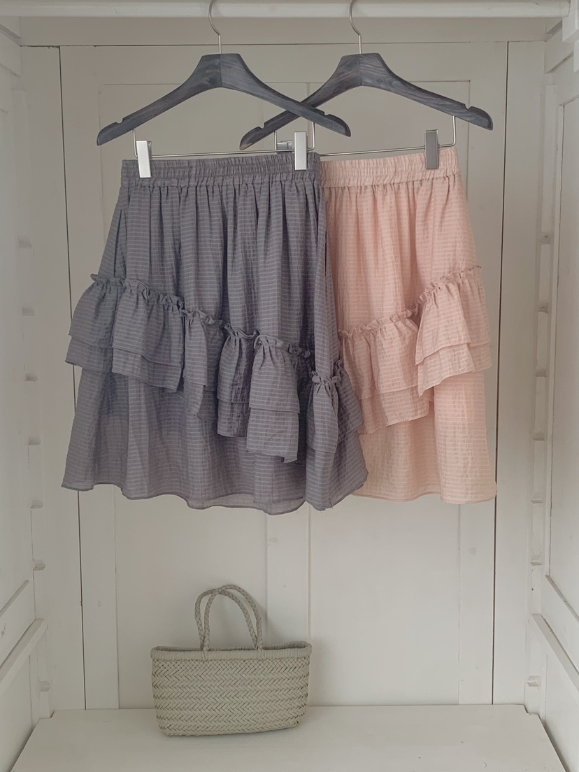 BEFORE SUNRISE韓國直郵實拍女裝新款推薦26春夏半身裙中短裙BEFORE SUNRISE半身裙/中短裙