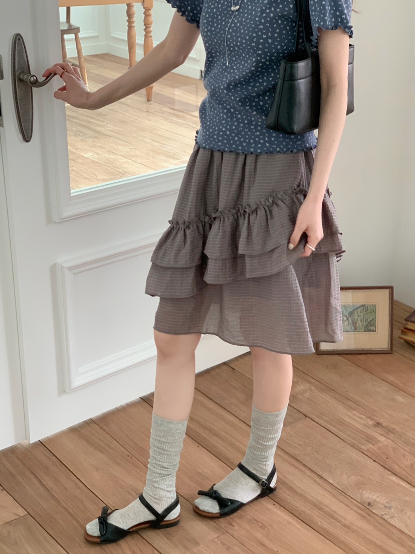 BEFORE SUNRISE韓國直郵實拍女裝新款推薦26春夏半身裙中短裙BEFORE SUNRISE半身裙/中短裙