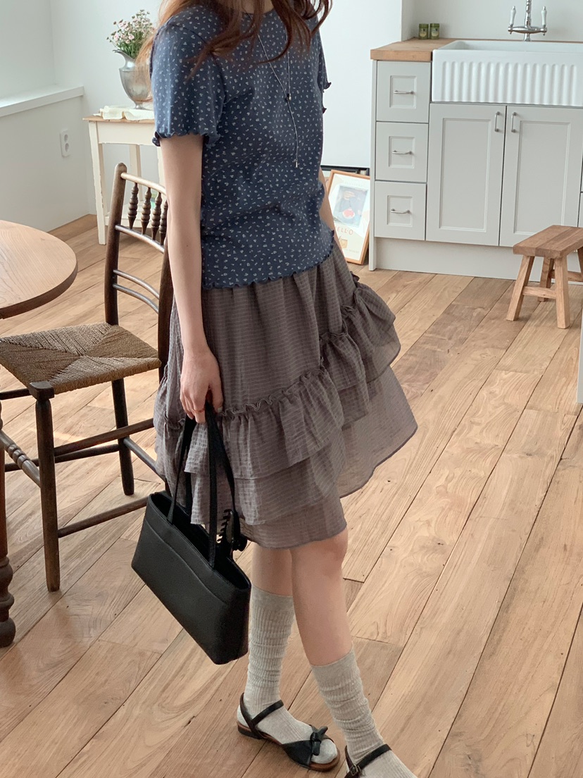 BEFORE SUNRISE韓國直郵實拍女裝新款推薦26春夏半身裙中短裙BEFORE SUNRISE半身裙/中短裙