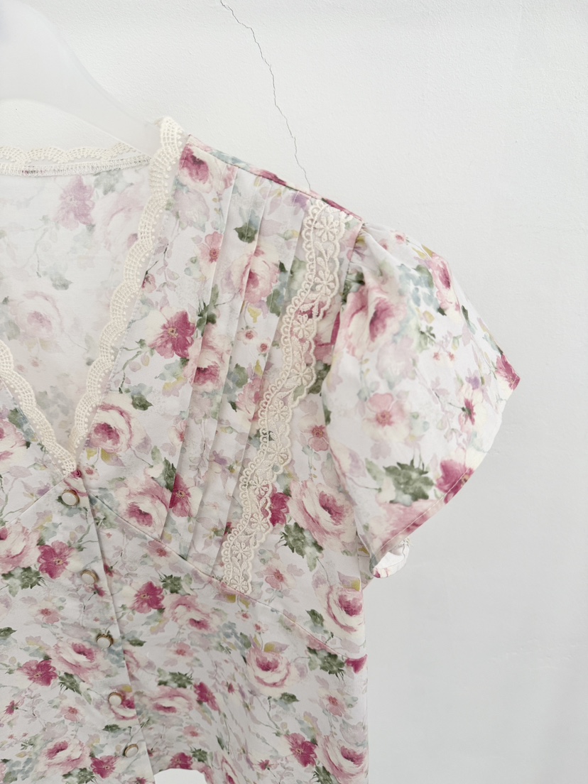 MOSMOS韓國直郵實拍女裝新品休閑人氣時尚26春夏襯衫蕾絲衫MOSMOS襯衫/蕾絲衫