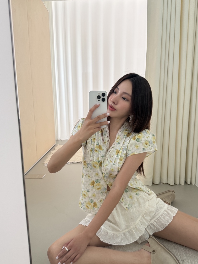 MOSMOS韓國直郵實拍女裝新品休閑人氣時尚26春夏襯衫蕾絲衫MOSMOS襯衫/蕾絲衫