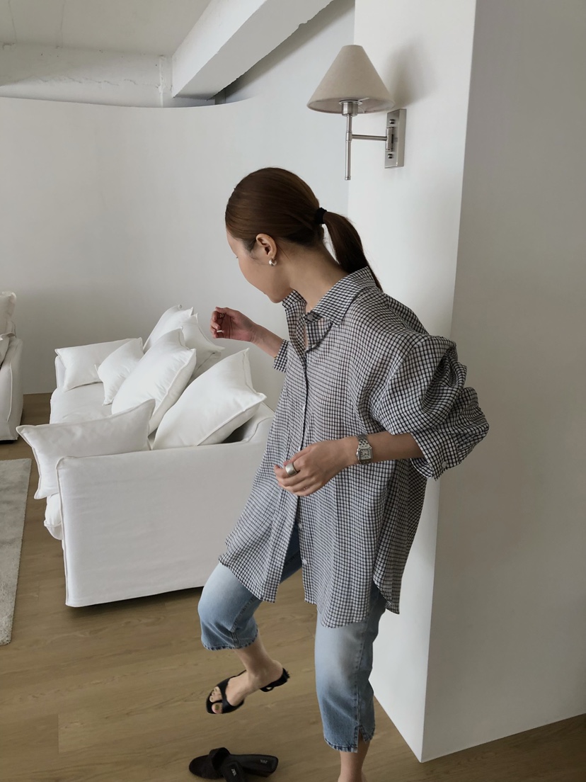 MADE-P韓國東大門直郵女士新品熱賣時尚推薦職業襯衫蕾絲衫MADE-P襯衫/蕾絲衫