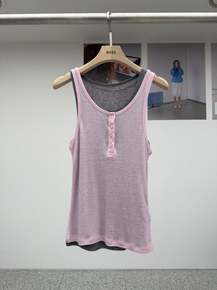 MADE-P韓國東大門直郵女裝新款時尚職業人氣26春夏吊帶背心MADE-P吊帶/背心圖色1