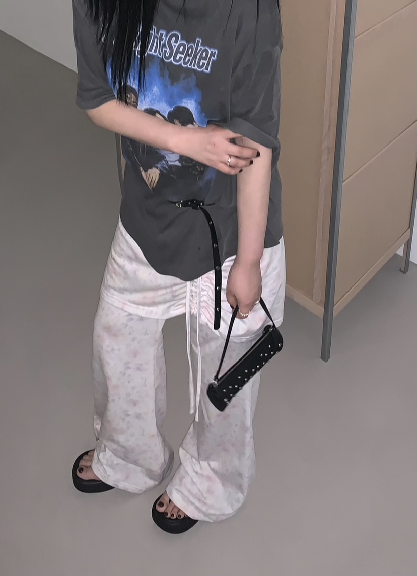 SEOLO韓國代購女裝新品職業26春夏時尚推薦熱賣人氣T恤復古Seolo seoulT恤