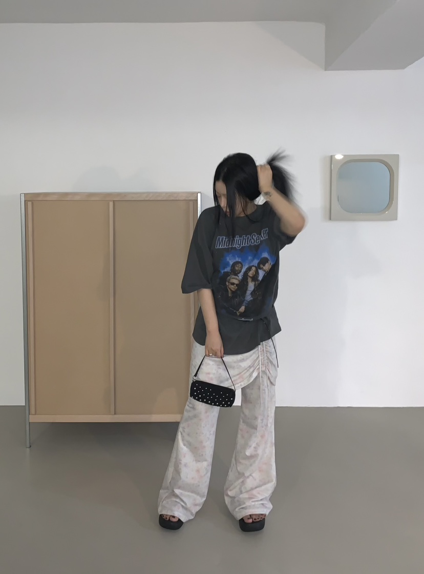 SEOLO韓國代購女裝新品職業26春夏時尚推薦熱賣人氣T恤復古Seolo seoulT恤