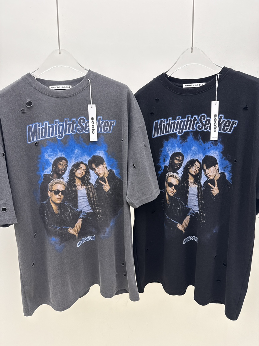 SEOLO韓國代購女裝新品職業26春夏時尚推薦熱賣人氣T恤復古Seolo seoulT恤