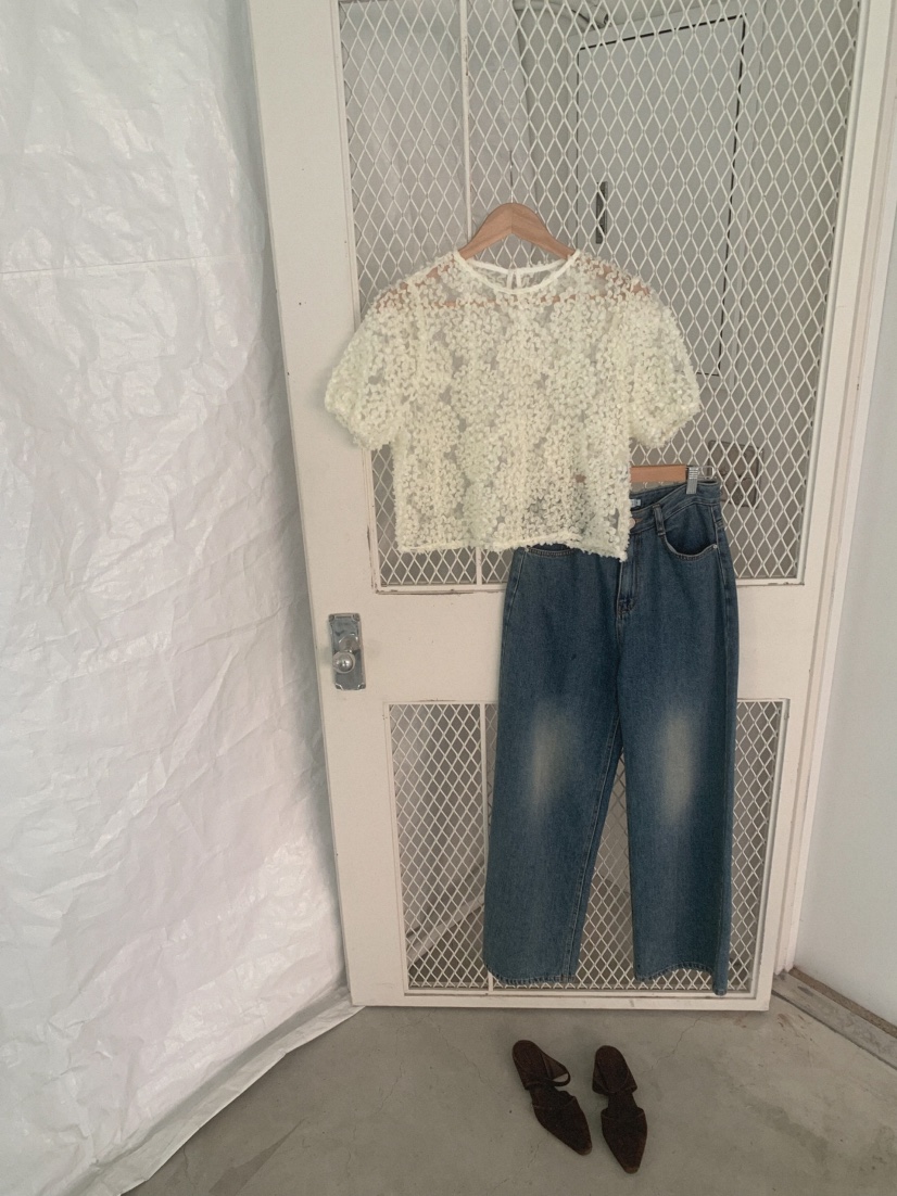 MOSMOS韓國代購女士新款26春夏人氣休閑推薦熱賣襯衫蕾絲衫MOSMOS襯衫/蕾絲衫