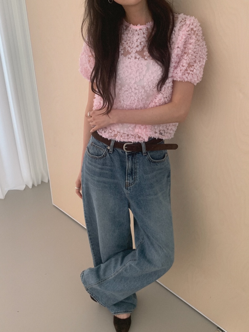 MOSMOS韓國代購女士新款26春夏人氣休閑推薦熱賣襯衫蕾絲衫MOSMOS襯衫/蕾絲衫