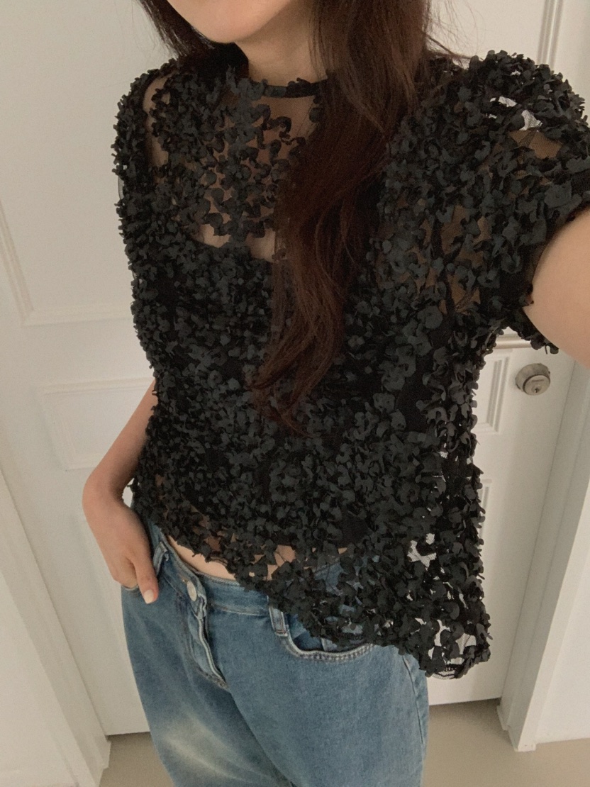 MOSMOS韓國代購女士新款26春夏人氣休閑推薦熱賣襯衫蕾絲衫MOSMOS襯衫/蕾絲衫