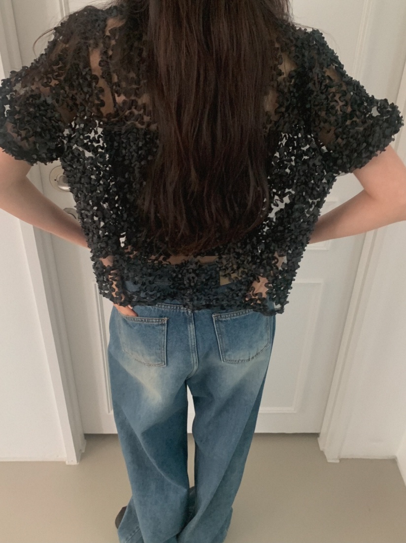 MOSMOS韓國代購女士新款26春夏人氣休閑推薦熱賣襯衫蕾絲衫MOSMOS襯衫/蕾絲衫