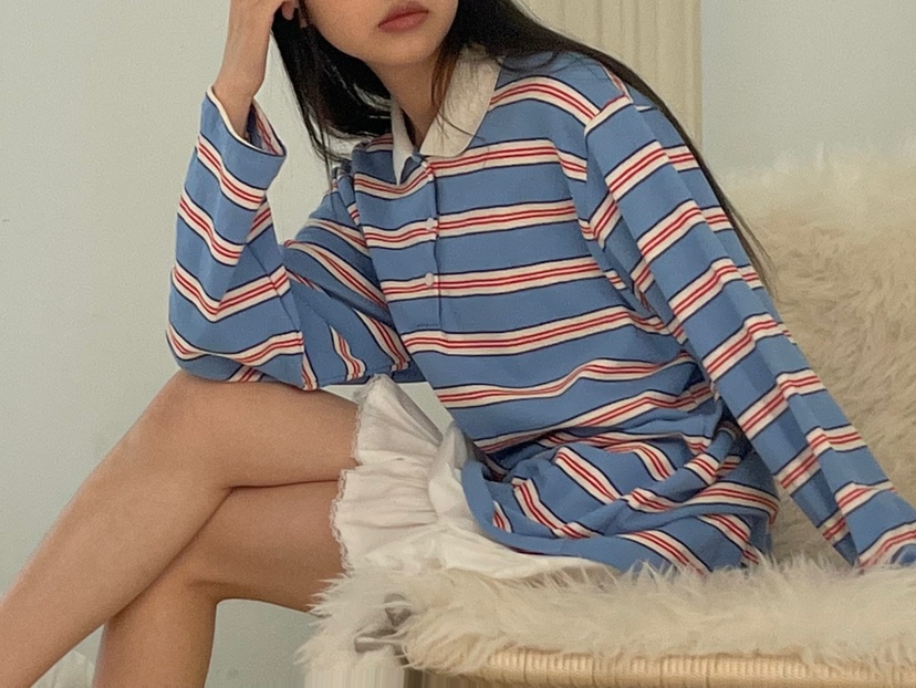 ANOTHER AVENUE韓國直郵女裝新款時尚職業人氣26春夏長袖T恤ANOTHER AVENUE長袖T恤