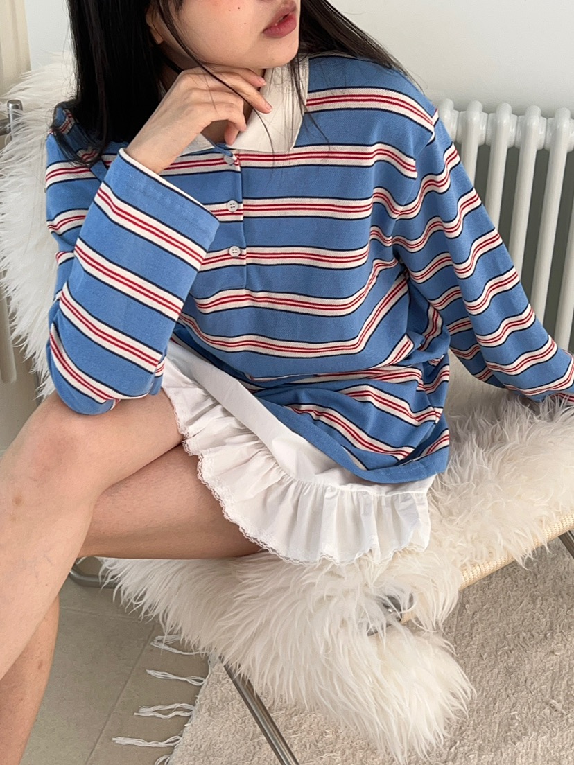 ANOTHER AVENUE韓國直郵女裝新款時尚職業人氣26春夏長袖T恤ANOTHER AVENUE長袖T恤