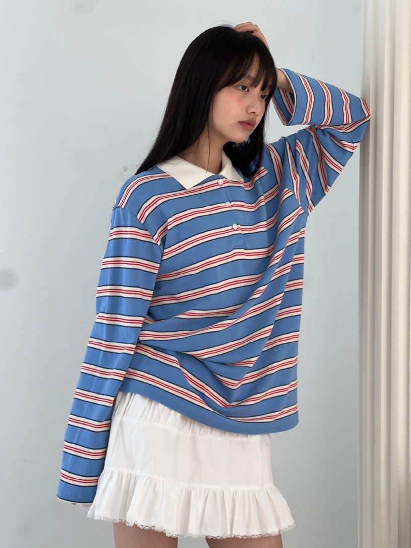 ANOTHER AVENUE韓國直郵女裝新款時尚職業人氣26春夏長袖T恤ANOTHER AVENUE長袖T恤