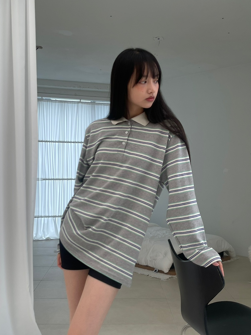 ANOTHER AVENUE韓國直郵女裝新款時尚職業人氣26春夏長袖T恤ANOTHER AVENUE長袖T恤