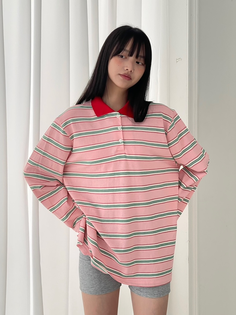 ANOTHER AVENUE韓國直郵女裝新款時尚職業人氣26春夏長袖T恤ANOTHER AVENUE長袖T恤