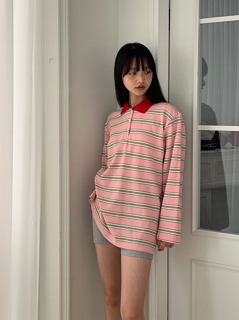 ANOTHER AVENUE韓國直郵女裝新款時尚職業人氣26春夏長袖T恤ANOTHER AVENUE長袖T恤