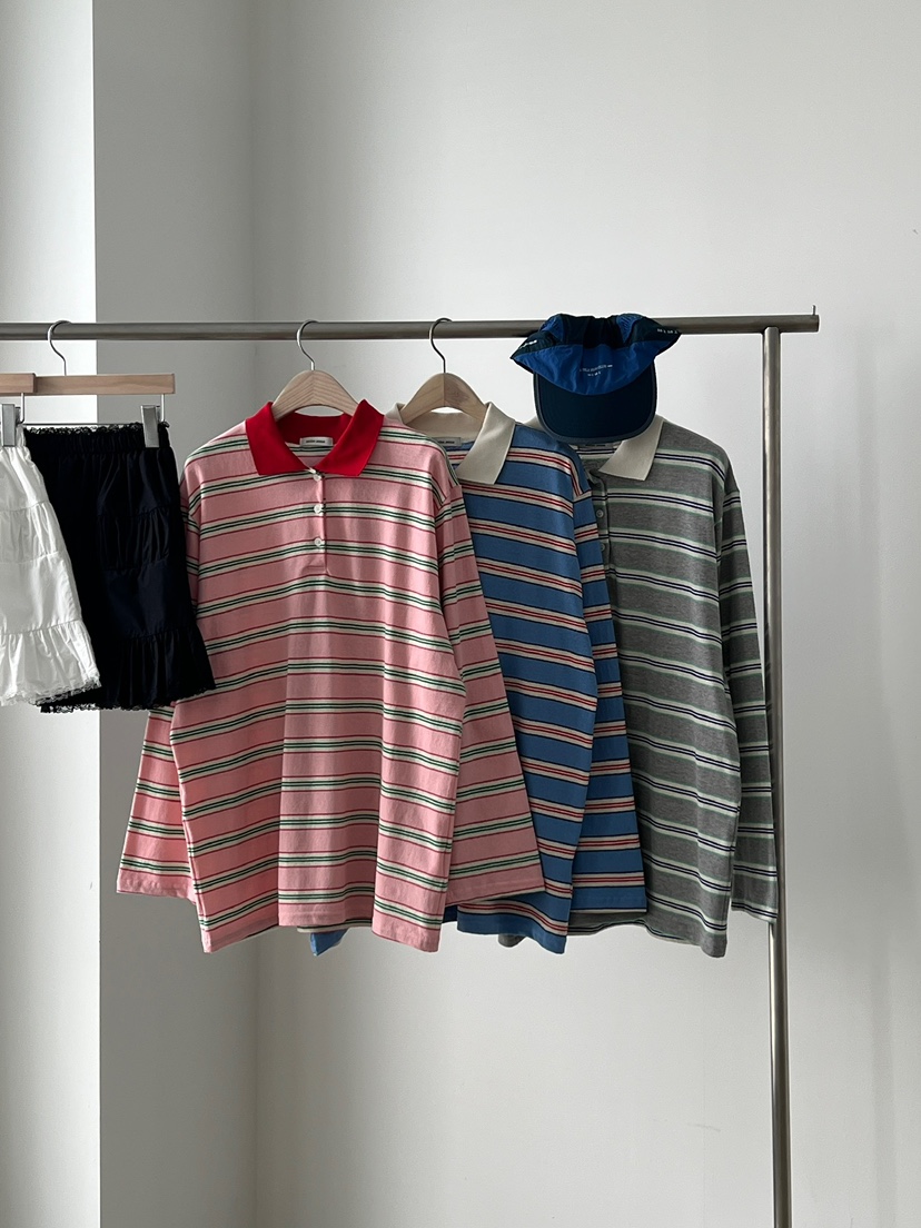 ANOTHER AVENUE韓國直郵女裝新款時尚職業人氣26春夏長袖T恤ANOTHER AVENUE長袖T恤