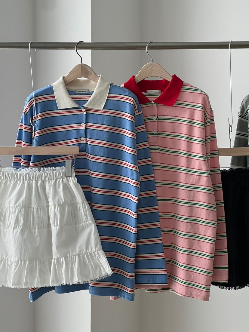 ANOTHER AVENUE韓國直郵女裝新款時尚職業人氣26春夏長袖T恤ANOTHER AVENUE長袖T恤