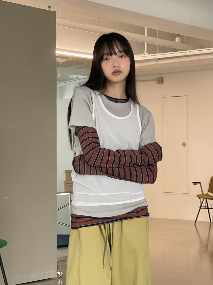 ANOTHER AVENUE韓國直郵實拍女士新品推薦職業休閑長袖T恤ANOTHER AVENUE長袖T恤