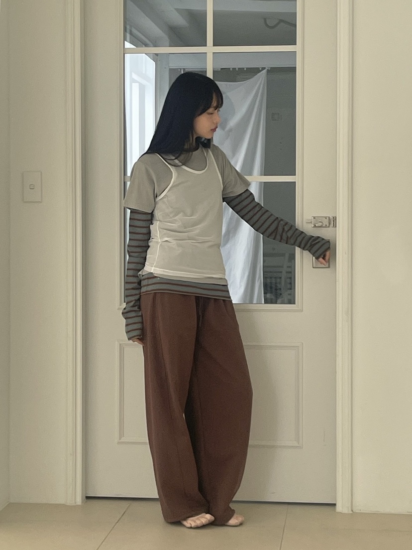 ANOTHER AVENUE韓國直郵實拍女士新品推薦職業休閑長袖T恤ANOTHER AVENUE長袖T恤