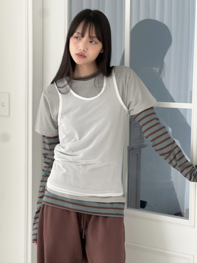 ANOTHER AVENUE韓國直郵實拍女士新品推薦職業休閑長袖T恤ANOTHER AVENUE長袖T恤