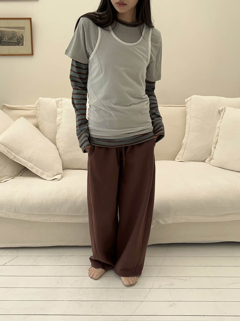 ANOTHER AVENUE韓國直郵實拍女士新品推薦職業休閑長袖T恤ANOTHER AVENUE長袖T恤