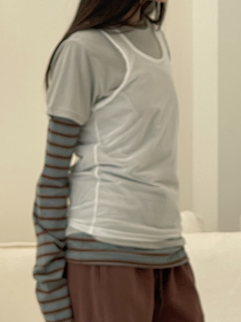 ANOTHER AVENUE韓國直郵實拍女士新品推薦職業休閑長袖T恤ANOTHER AVENUE長袖T恤