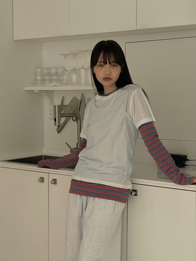 ANOTHER AVENUE韓國直郵實拍女士新品推薦職業休閑長袖T恤ANOTHER AVENUE長袖T恤