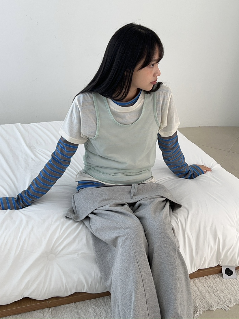 ANOTHER AVENUE韓國直郵實拍女士新品推薦職業休閑長袖T恤ANOTHER AVENUE長袖T恤