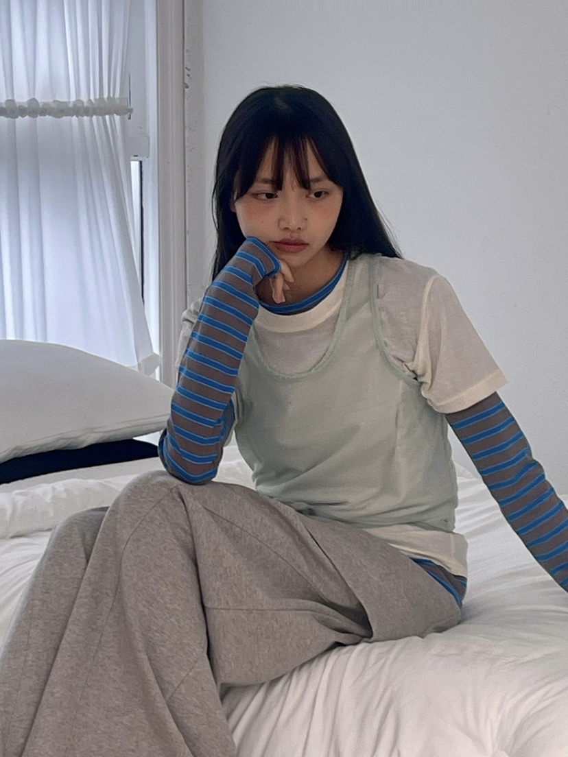 ANOTHER AVENUE韓國直郵實拍女士新品推薦職業休閑長袖T恤ANOTHER AVENUE長袖T恤