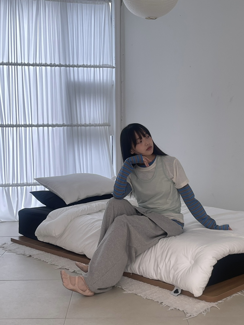 ANOTHER AVENUE韓國直郵實拍女士新品推薦職業休閑長袖T恤ANOTHER AVENUE長袖T恤