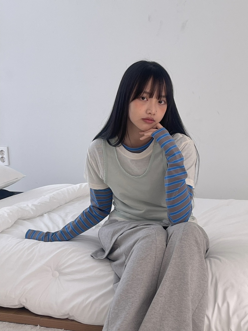 ANOTHER AVENUE韓國直郵實拍女士新品推薦職業休閑長袖T恤ANOTHER AVENUE長袖T恤