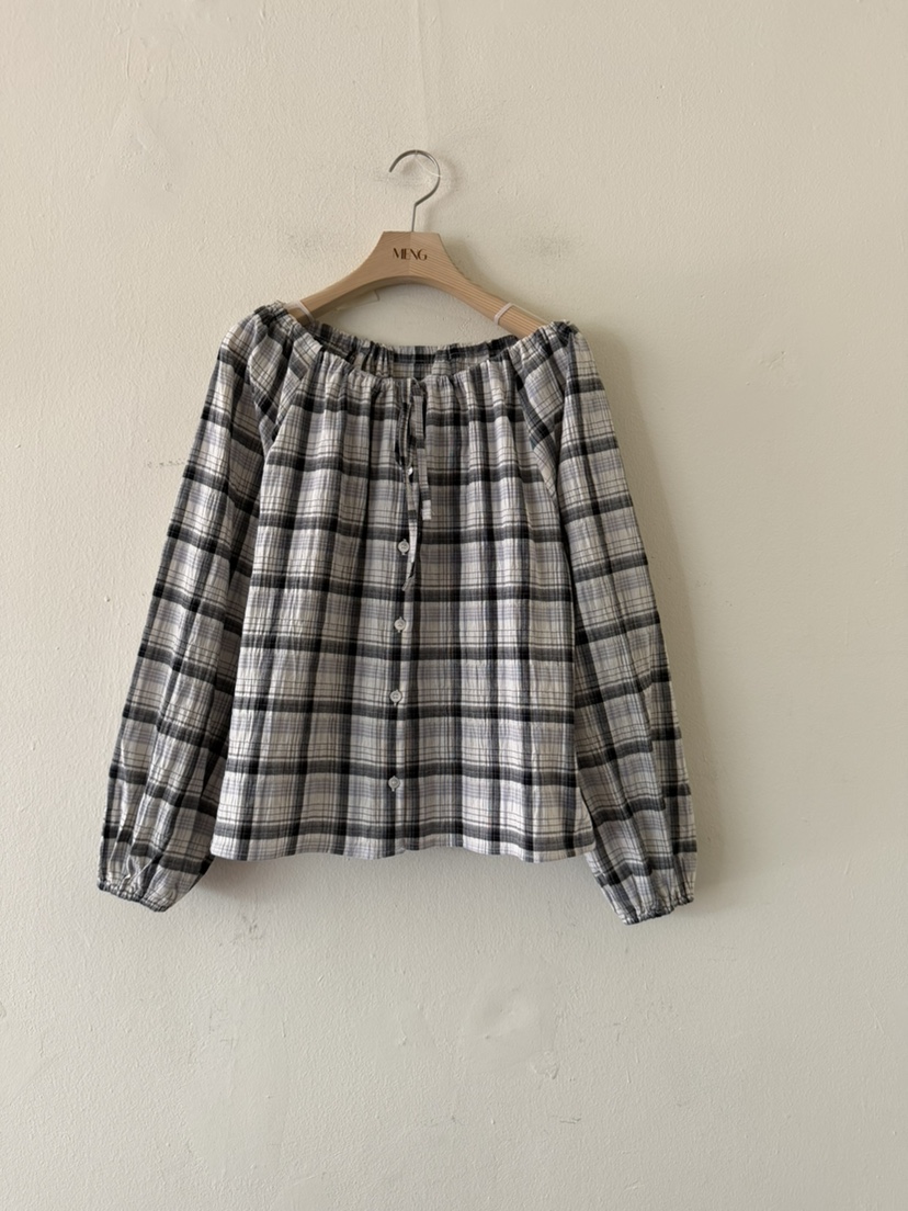 MENG韓國代購女裝新款人氣26春夏休閑推薦熱賣襯衫蕾絲衫MENG襯衫/蕾絲衫圖色2