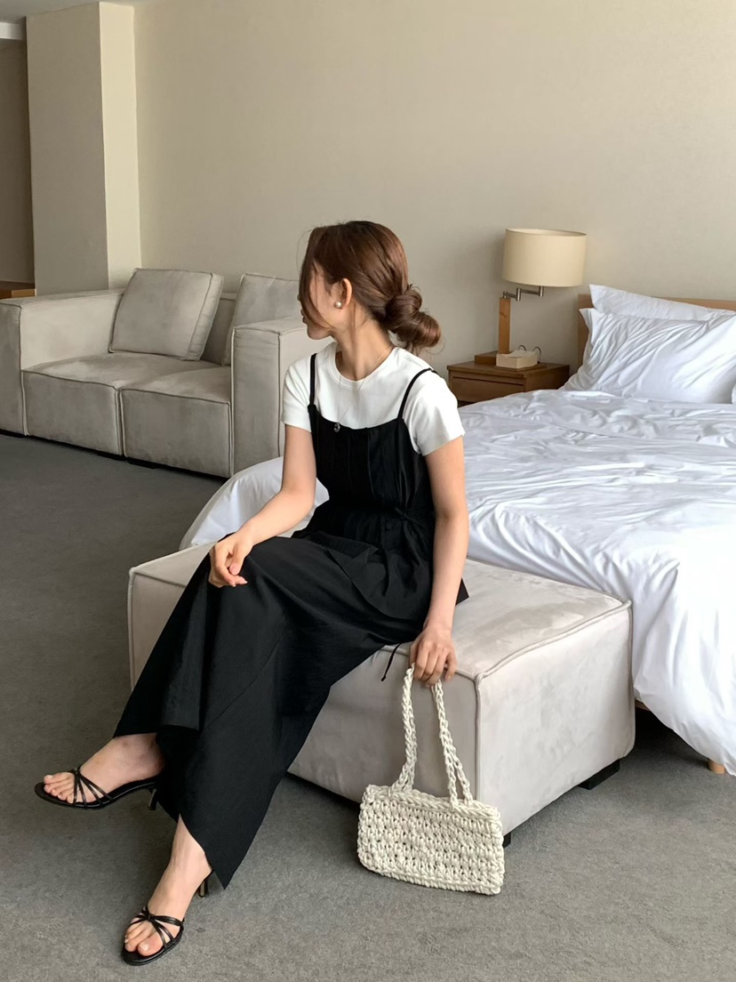 BINUS韓國直郵女裝新款26春夏推薦職業休閑人氣時尚熱賣長裙BINUS長裙