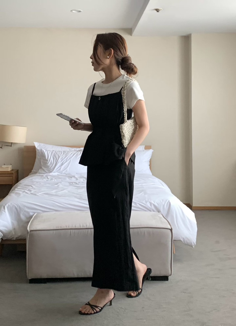 BINUS韓國直郵女裝新款26春夏推薦職業休閑人氣時尚熱賣長裙BINUS長裙