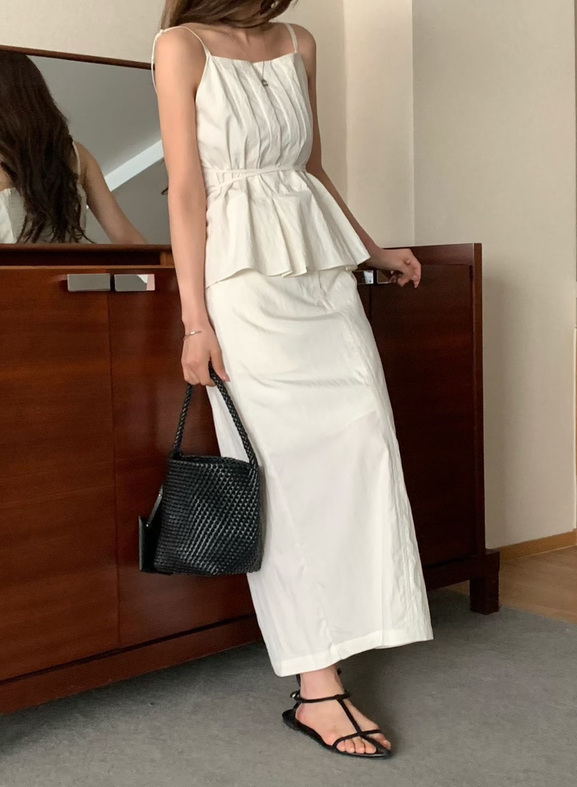 BINUS韓國直郵女裝新款26春夏推薦職業休閑人氣時尚熱賣長裙BINUS長裙