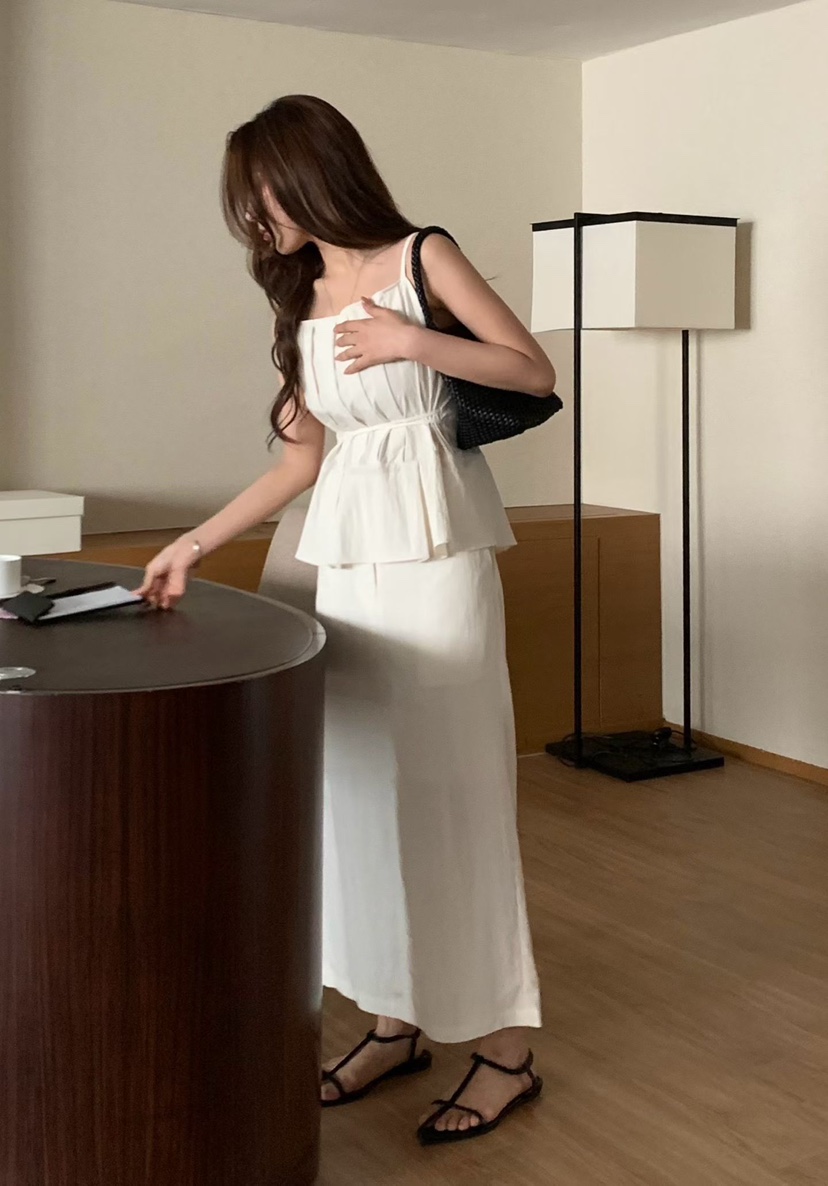 BINUS韓國直郵女裝新款26春夏推薦職業休閑人氣時尚熱賣長裙BINUS長裙