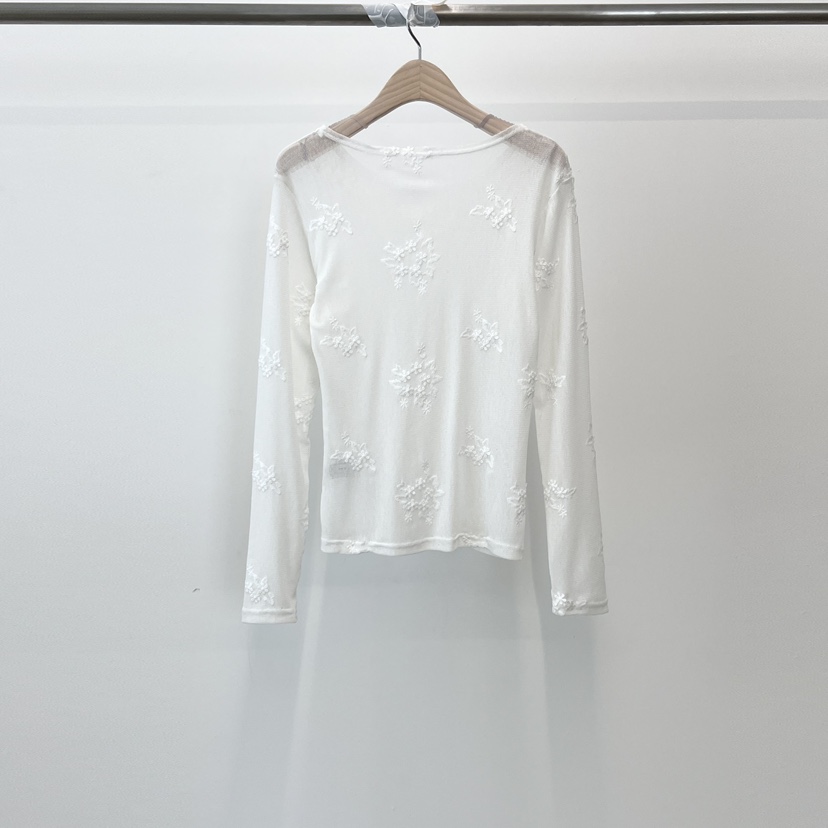 ANOTHER AVENUE韓國代購女裝新品時尚人氣熱賣長袖T恤提花ANOTHER AVENUE長袖T恤