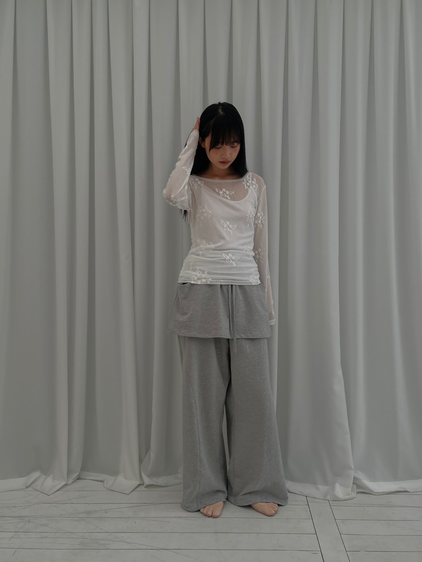 ANOTHER AVENUE韓國代購女裝新品時尚人氣熱賣長袖T恤提花ANOTHER AVENUE長袖T恤