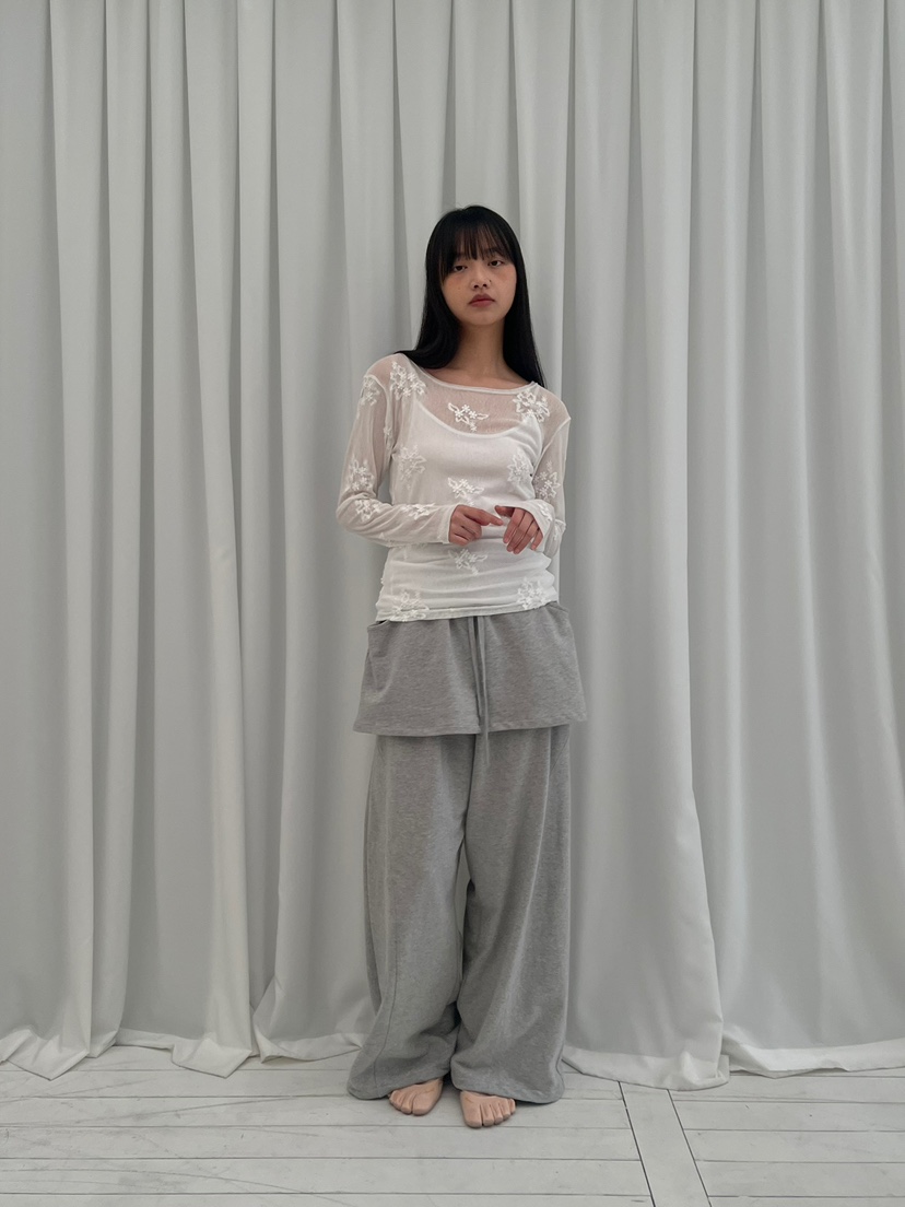 ANOTHER AVENUE韓國代購女裝新品時尚人氣熱賣長袖T恤提花ANOTHER AVENUE長袖T恤