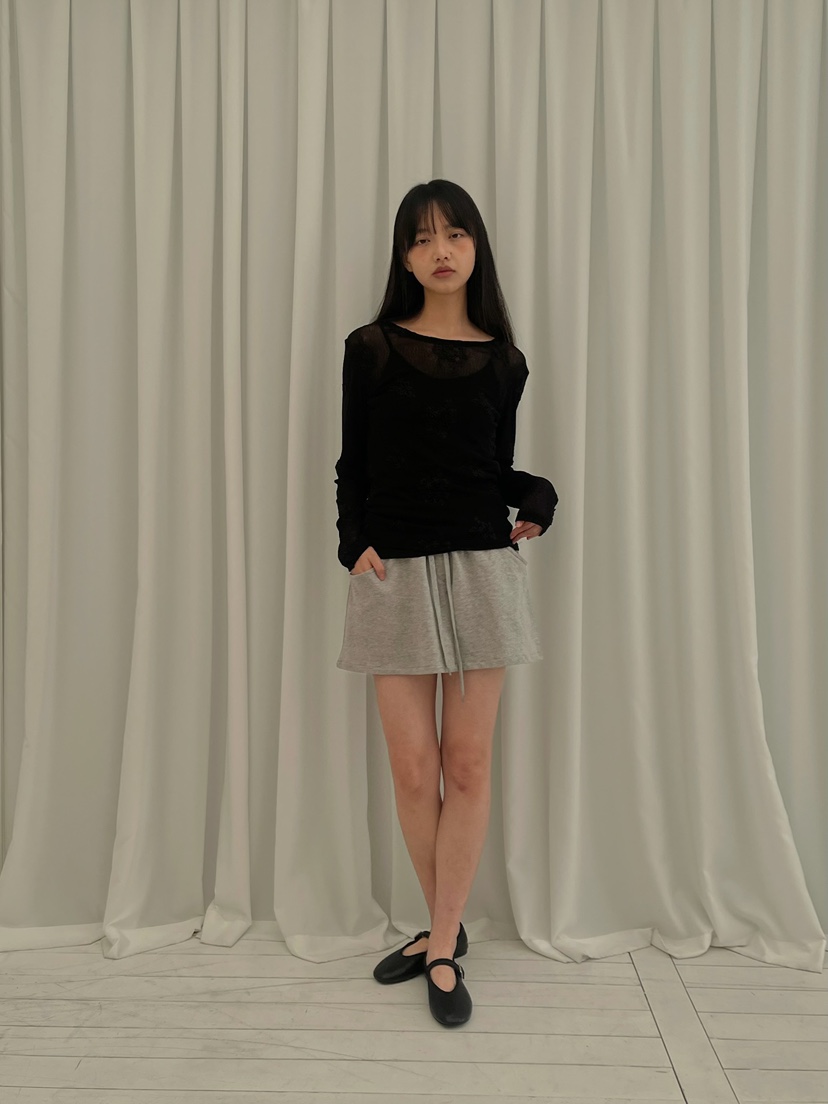 ANOTHER AVENUE韓國代購女裝新品時尚人氣熱賣長袖T恤提花ANOTHER AVENUE長袖T恤