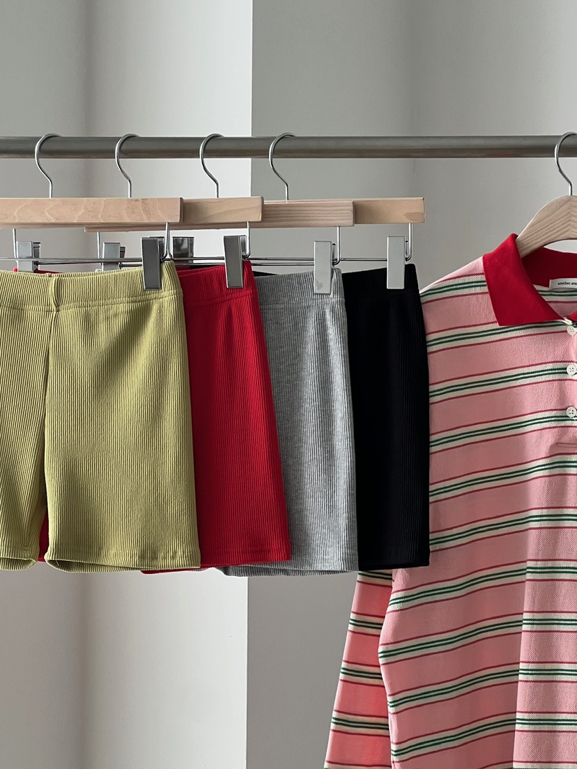 ANOTHER AVENUE韓國代購女裝新品推薦時尚打底褲鯊魚褲羅紋ANOTHER AVENUE打底褲/鯊魚褲