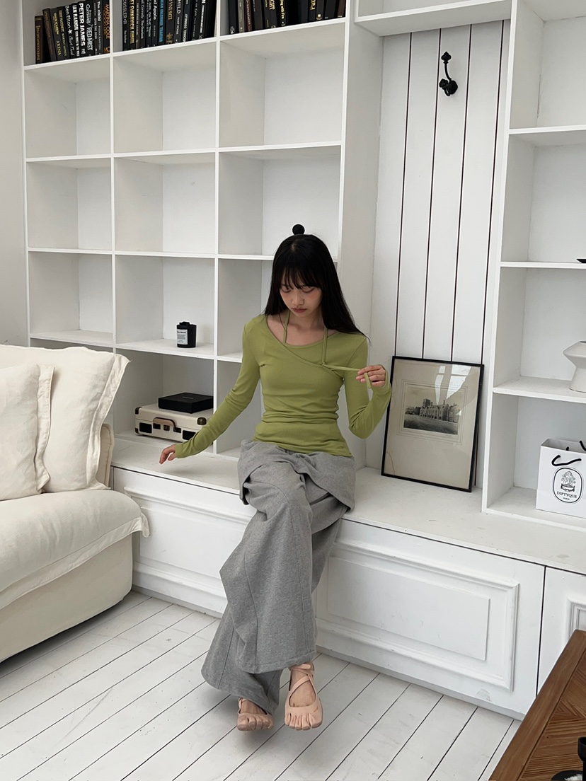 ANOTHER AVENUE韓國東大門代購女裝新品熱賣26春夏長袖T恤ANOTHER AVENUE長袖T恤