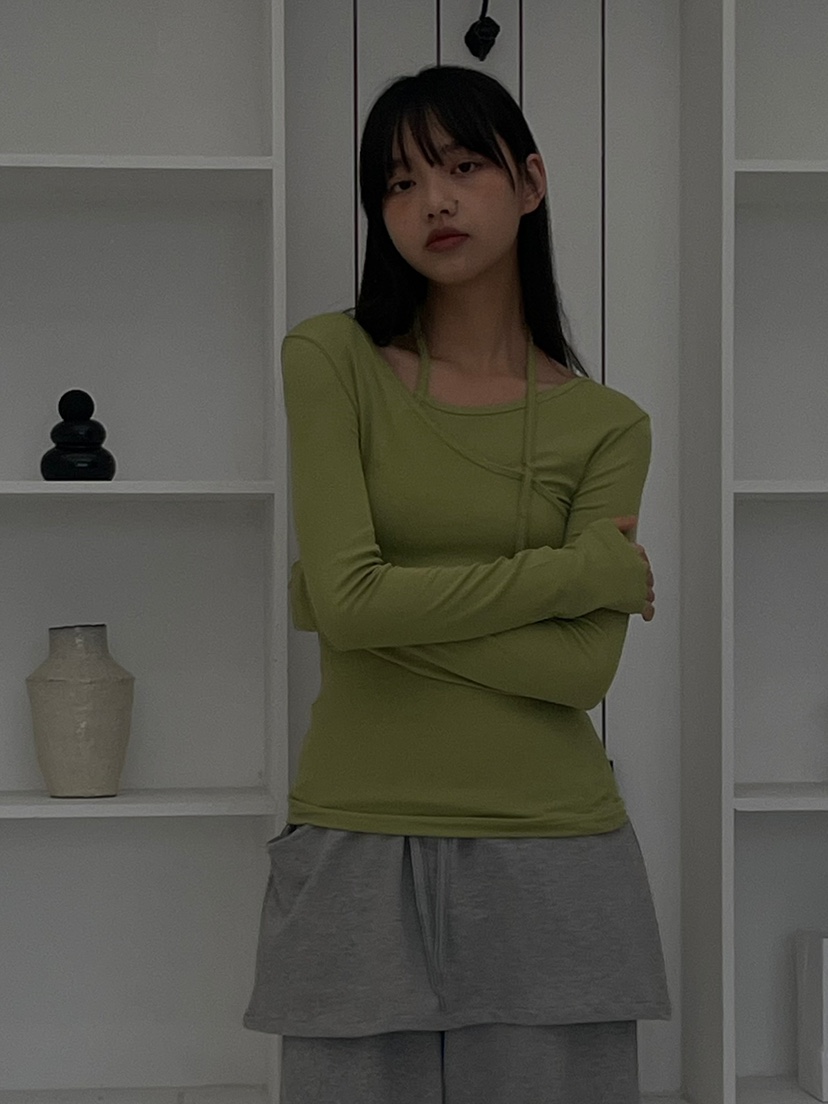 ANOTHER AVENUE韓國東大門代購女裝新品熱賣26春夏長袖T恤ANOTHER AVENUE長袖T恤