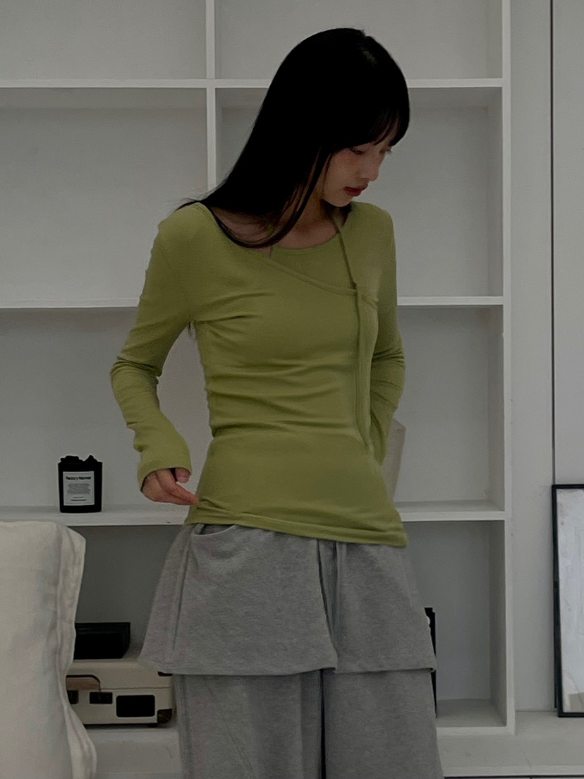 ANOTHER AVENUE韓國東大門代購女裝新品熱賣26春夏長袖T恤ANOTHER AVENUE長袖T恤