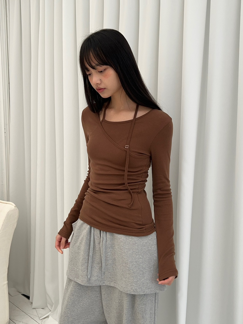 ANOTHER AVENUE韓國東大門代購女裝新品熱賣26春夏長袖T恤ANOTHER AVENUE長袖T恤