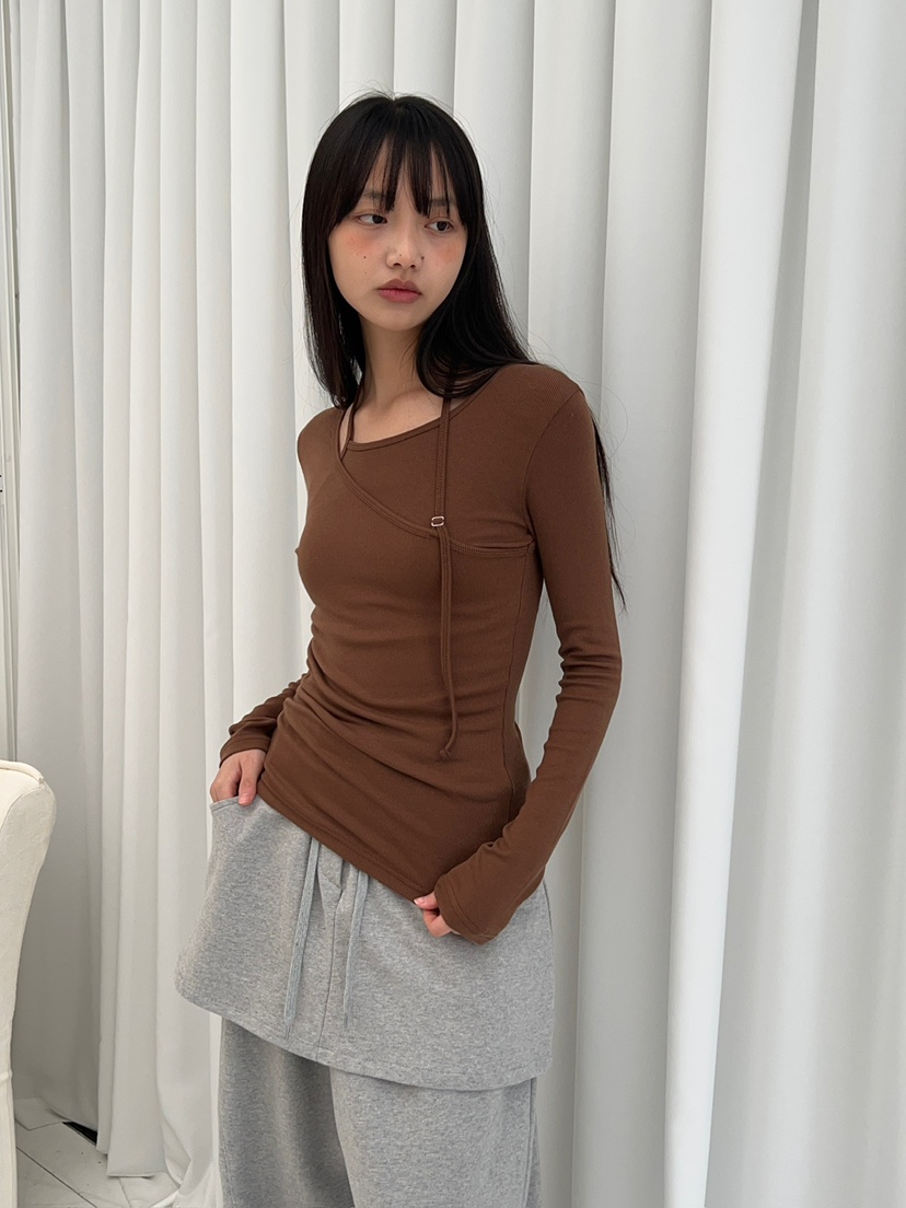 ANOTHER AVENUE韓國東大門代購女裝新品熱賣26春夏長袖T恤ANOTHER AVENUE長袖T恤