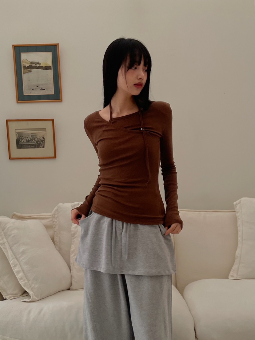 ANOTHER AVENUE韓國東大門代購女裝新品熱賣26春夏長袖T恤ANOTHER AVENUE長袖T恤